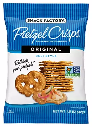 Snack Factory Pretzel Crisps Original Flavor Pack of 24