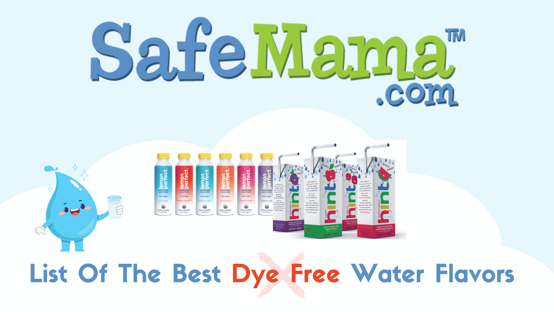 List of the Best Dye-Free Water Flavors
