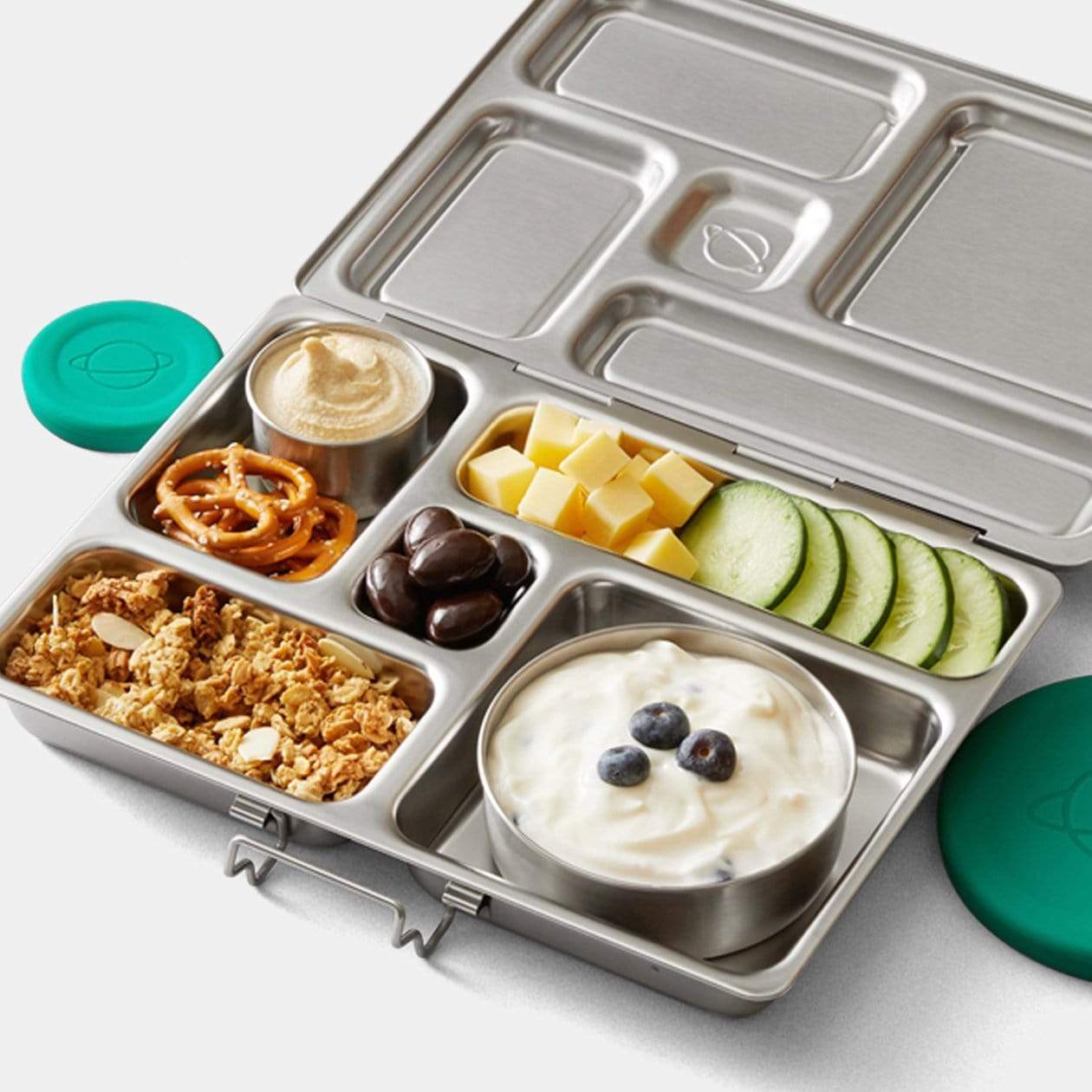 PlanetBox: Stainless Steel Lunch Boxes with Decorative Magnets
